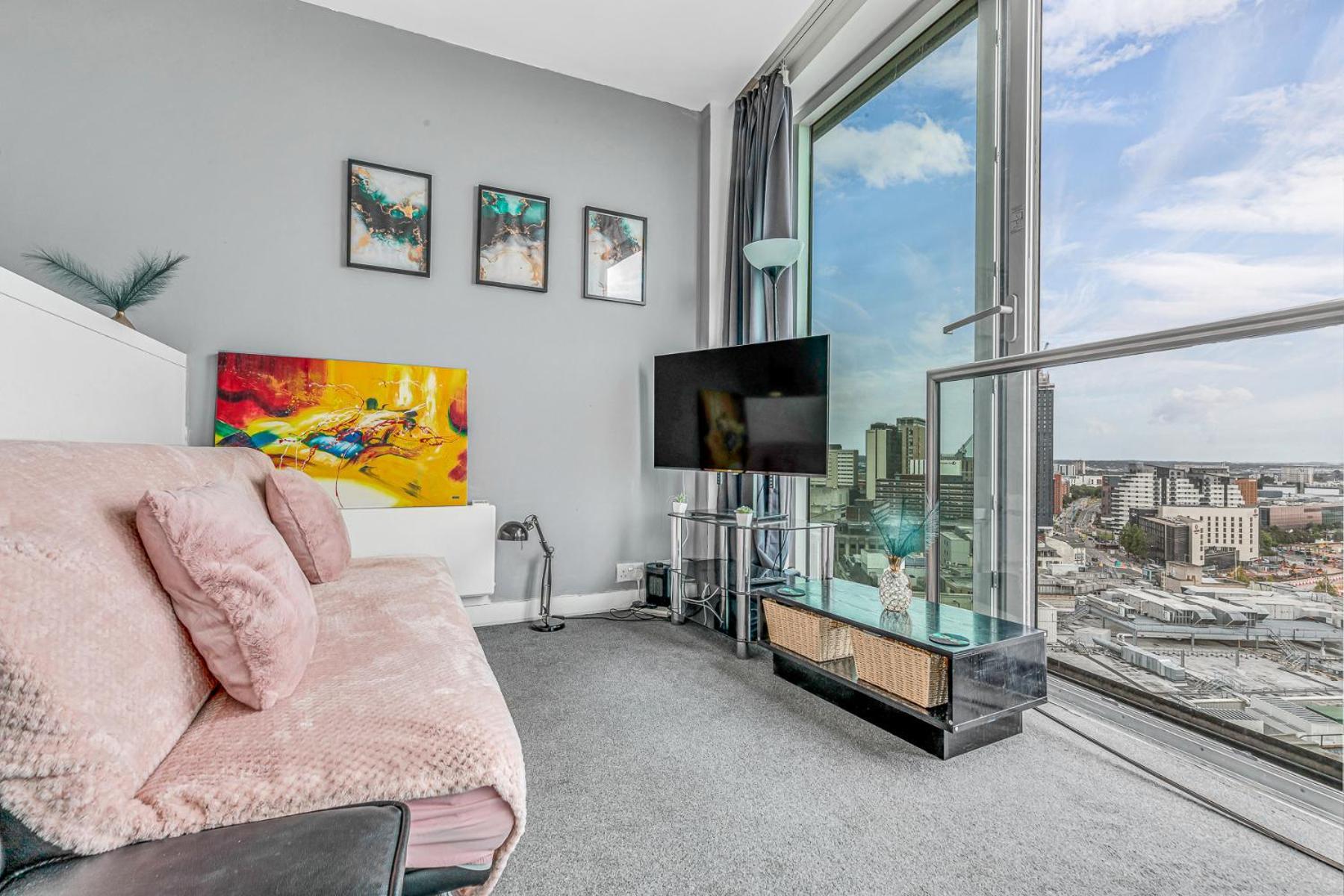 2-Bed Studio At The Heart Of Birmingham City Center Zewnętrze zdjęcie