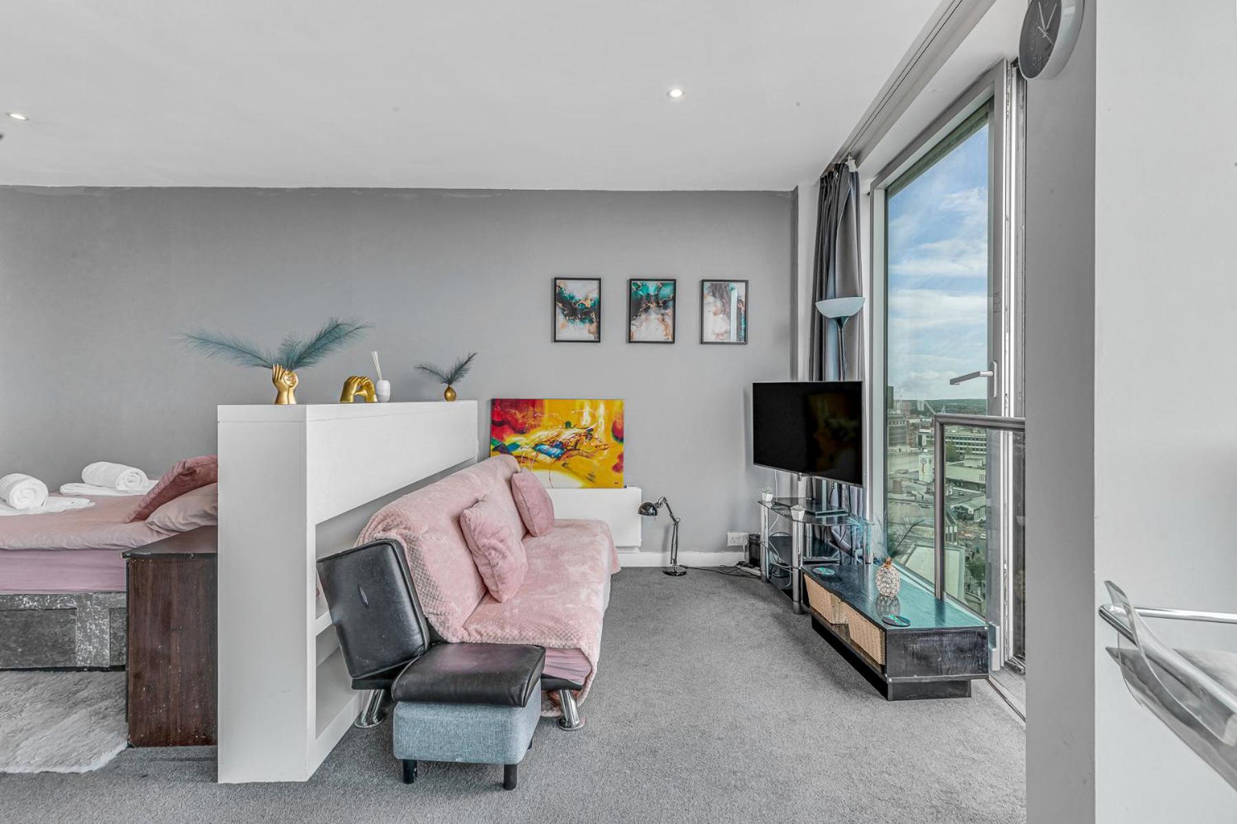 2-Bed Studio At The Heart Of Birmingham City Center Zewnętrze zdjęcie
