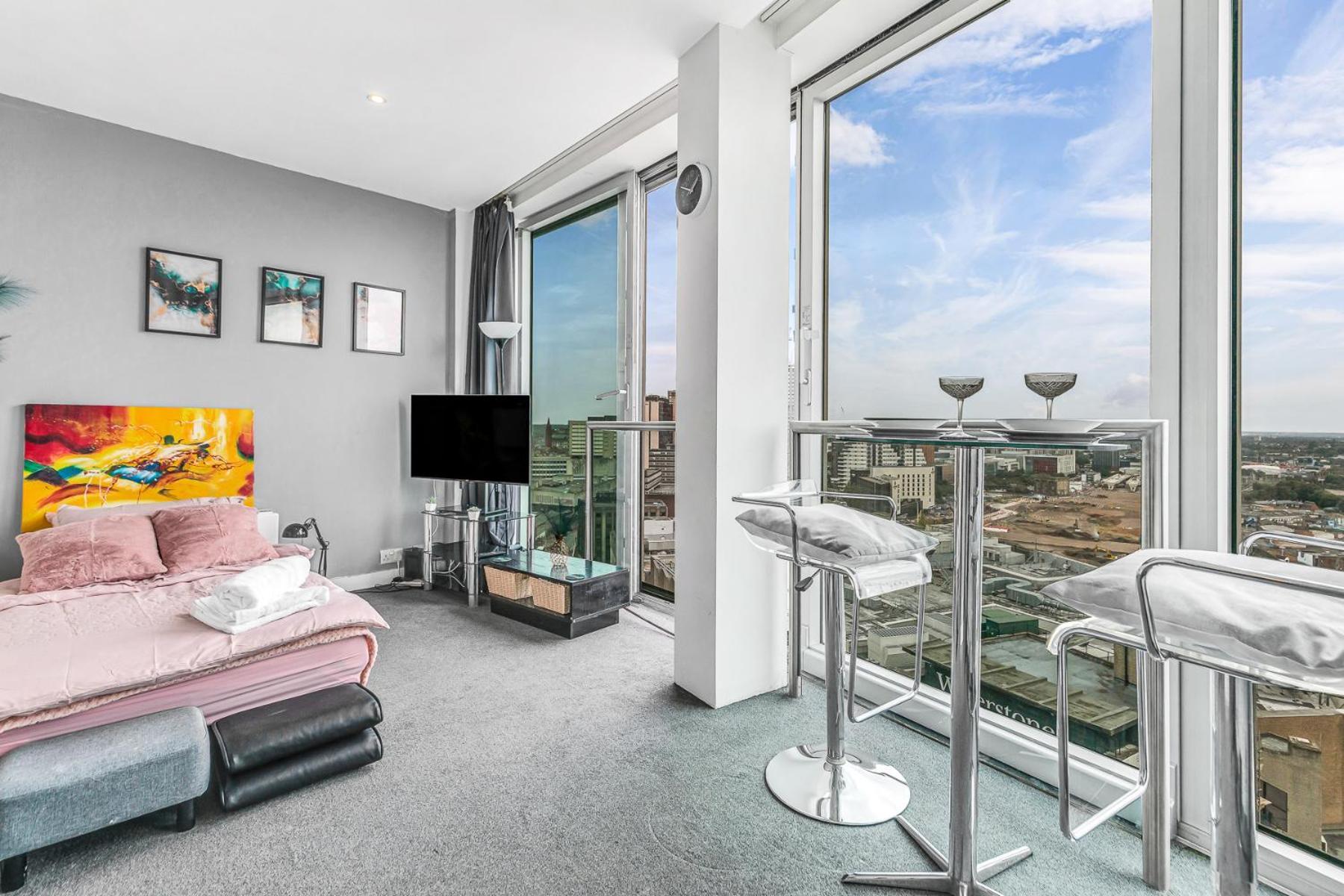 2-Bed Studio At The Heart Of Birmingham City Center Zewnętrze zdjęcie